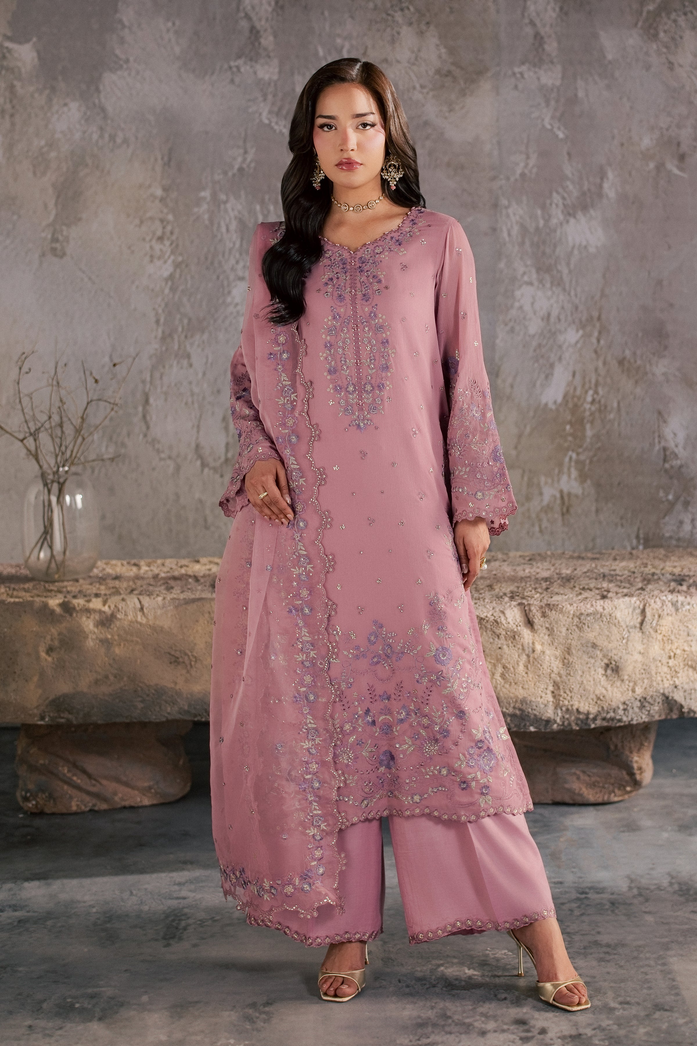 Sehaz 3Pc - Festive Luxe Pret