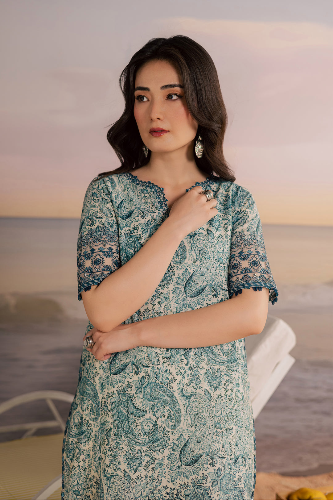 Tani 2Pc - Printed Lawn Dress