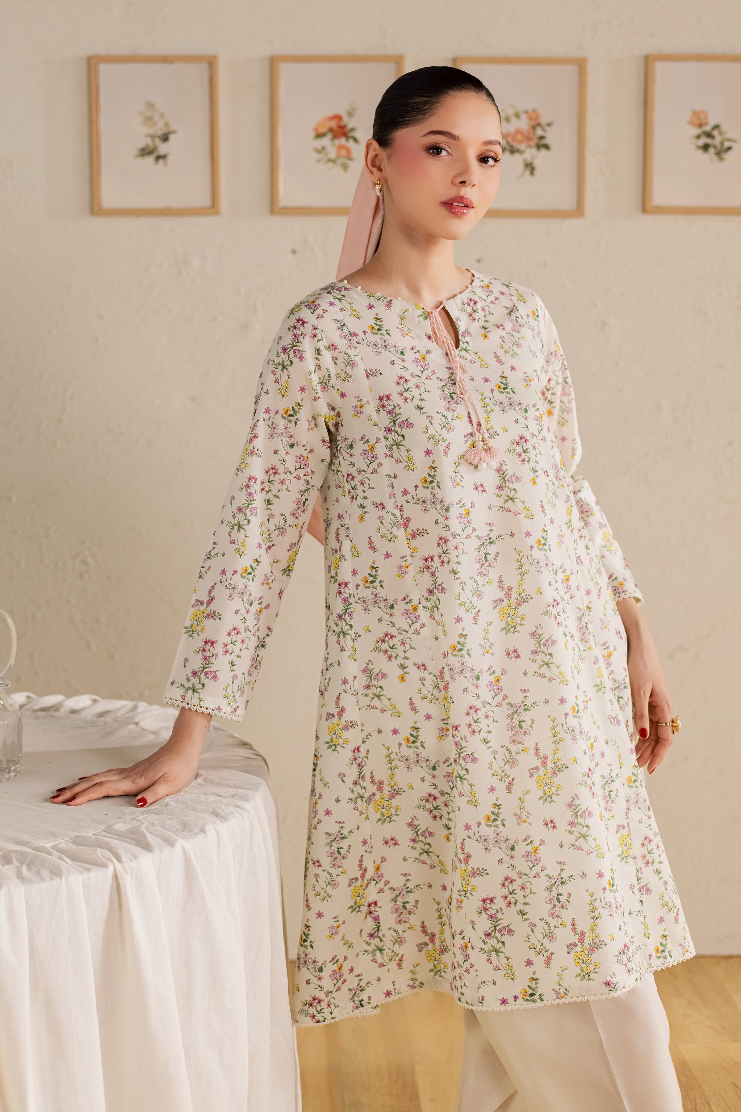 Ponyo 2Pc - Printed Lawn Dress