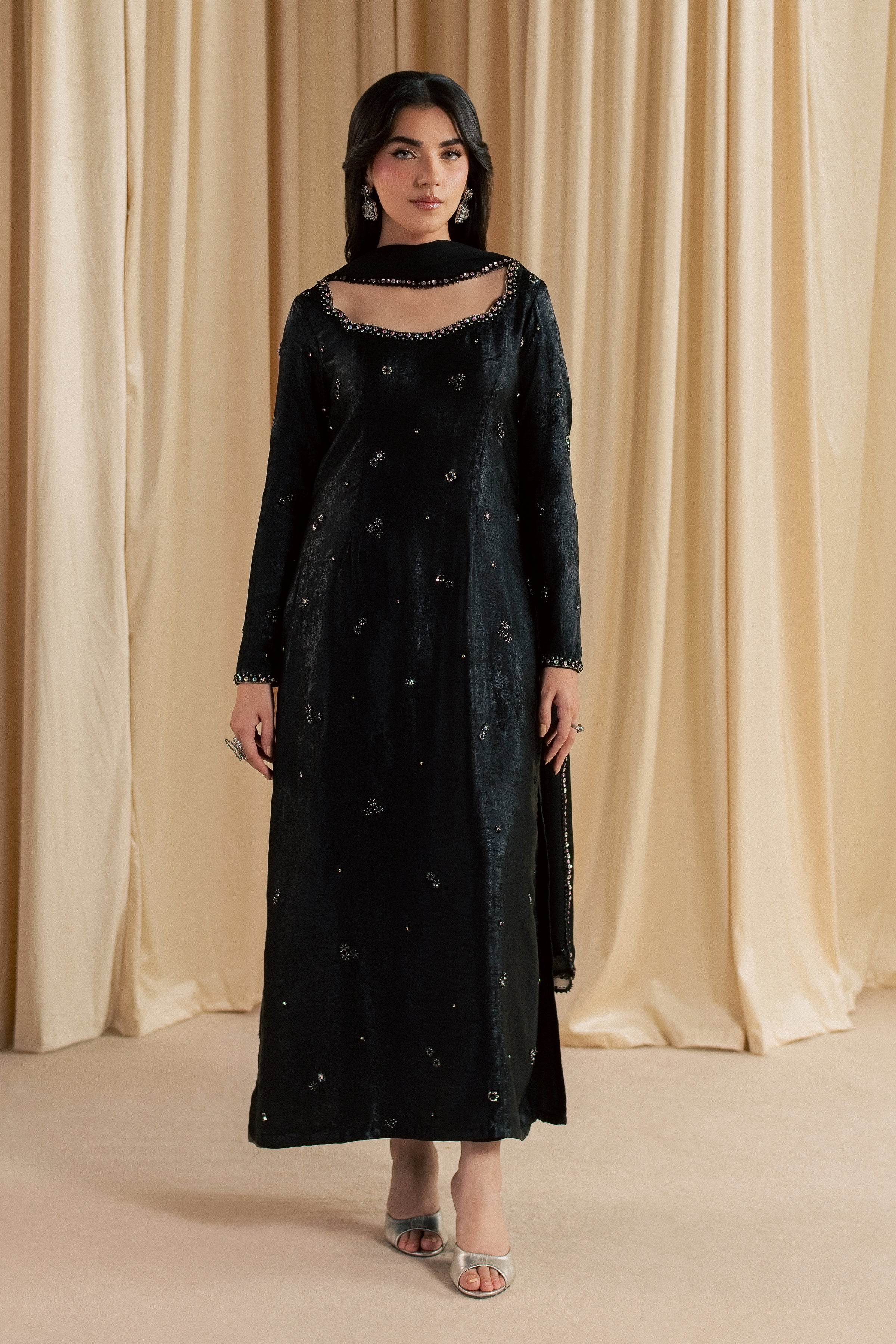 Siyah Shaam 3Pc - Festive Luxe Pret
