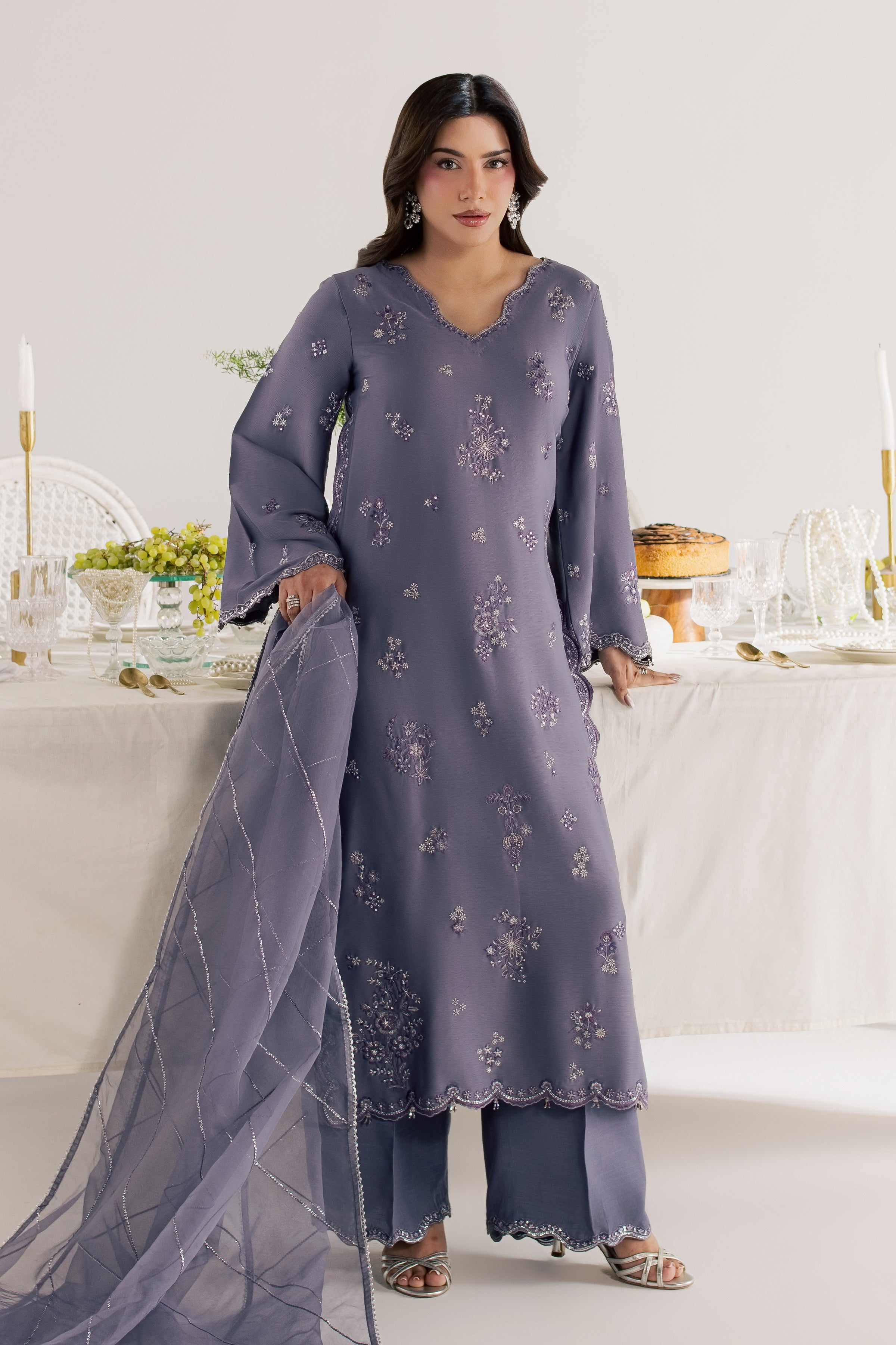 Pearl Ishani 3Pc - Festive Luxe Pret