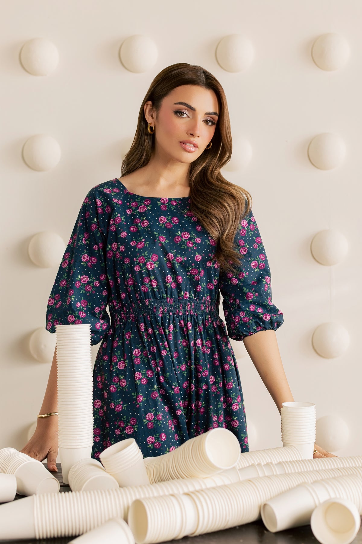 Floral Luna 2Pc - Embroidered Cambric Pret