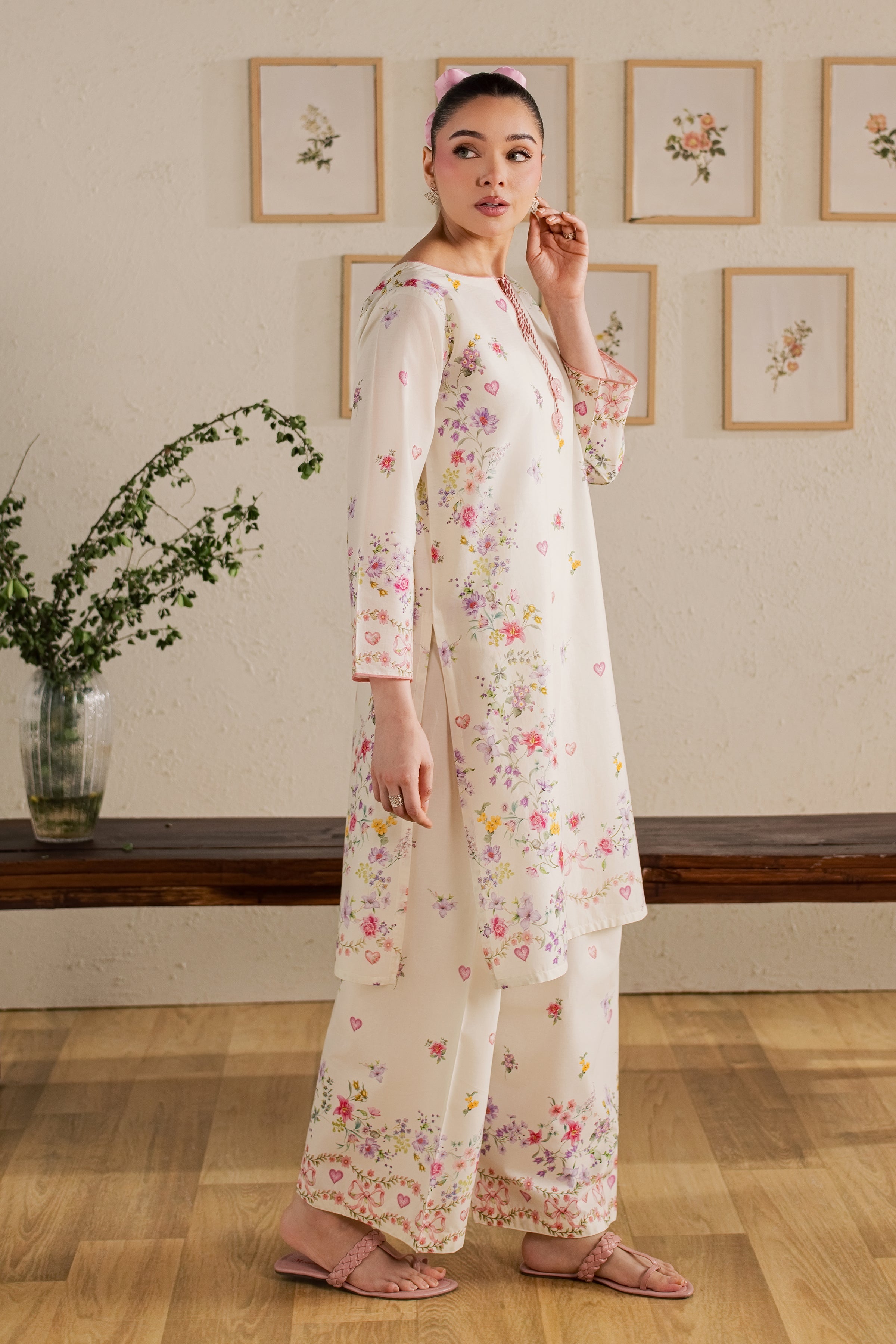 Khelani 2Pc - Printed Lawn Dress