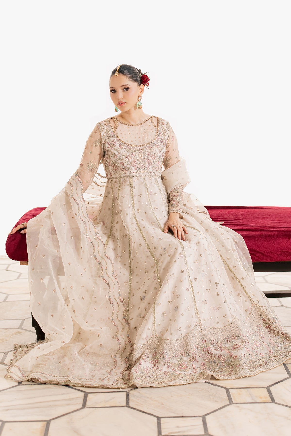 Gulkaar 3Pc - Wedding Formal Dress