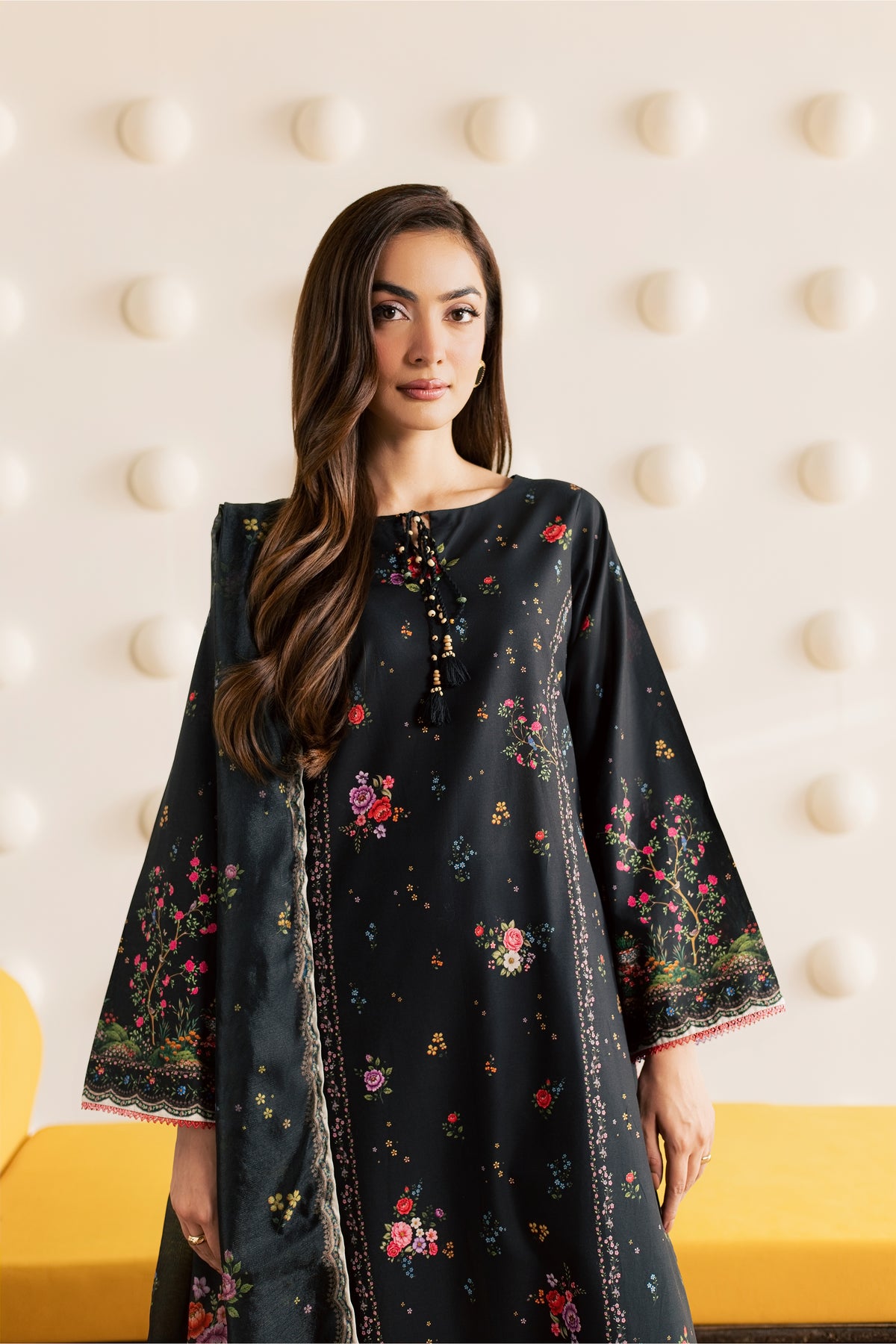 Aubrey 3Pc - Embroidered Cambric Pret