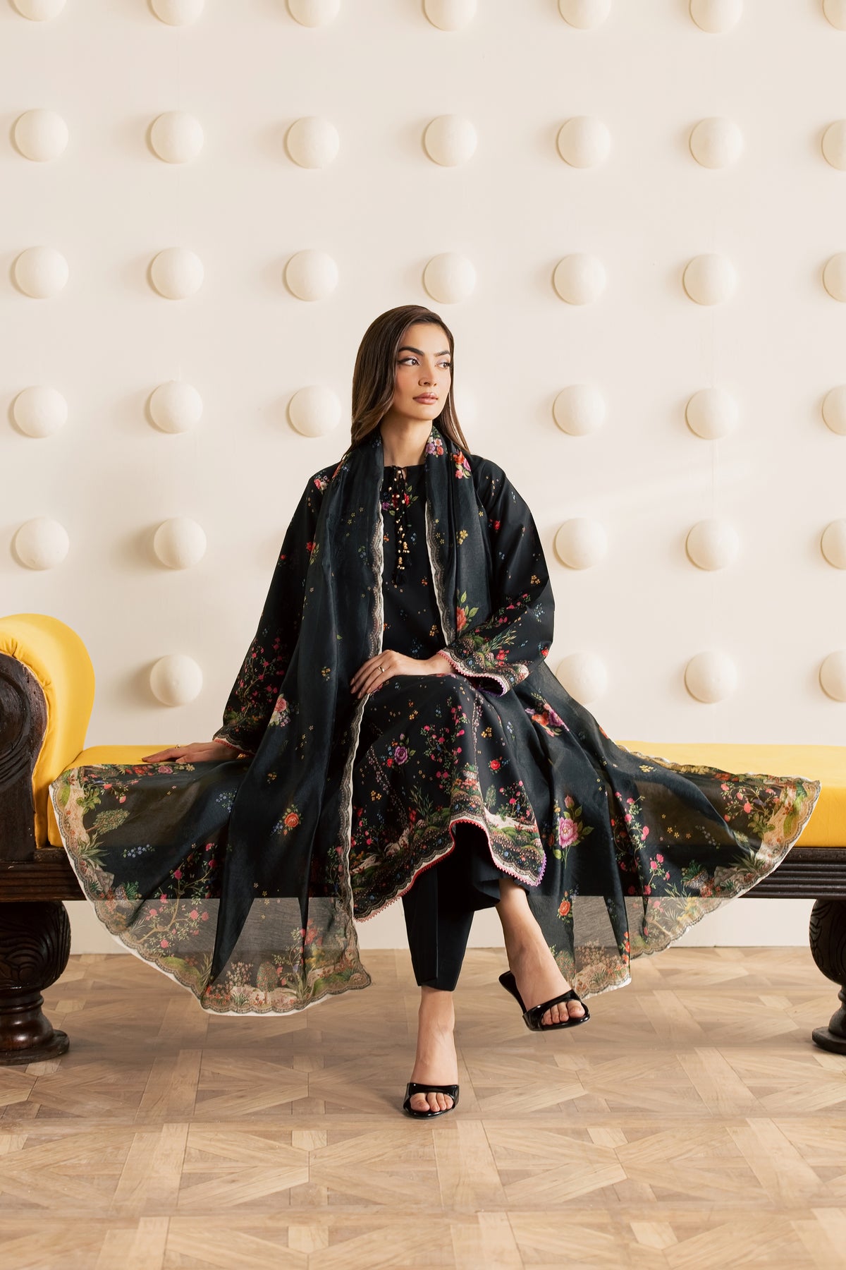 Aubrey 3Pc - Embroidered Cambric Pret