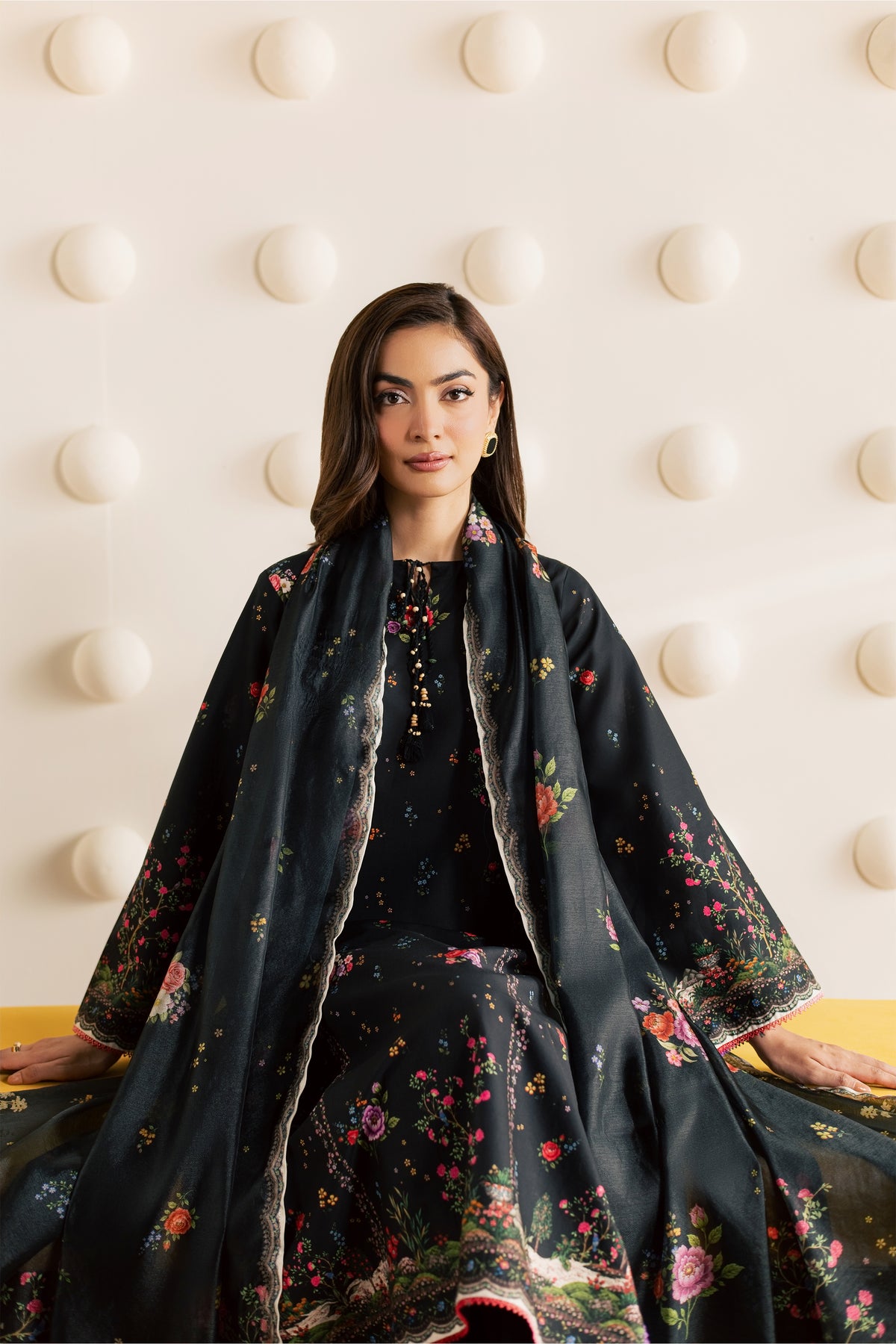 Aubrey 3Pc - Embroidered Cambric Pret