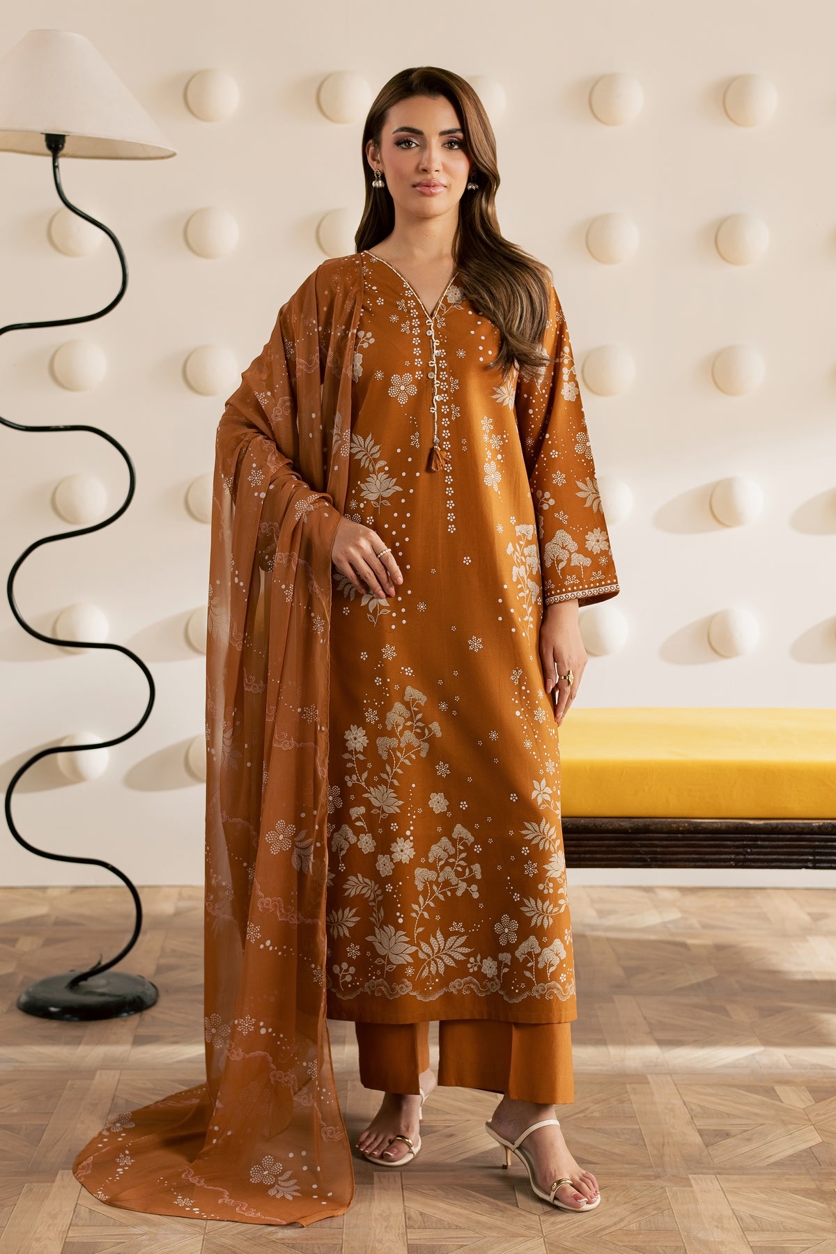 Talia 3Pc - Embroidered Cambric Pret