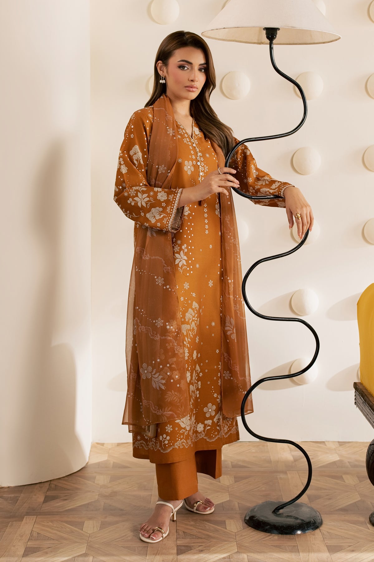 Talia 3Pc - Embroidered Cambric Pret