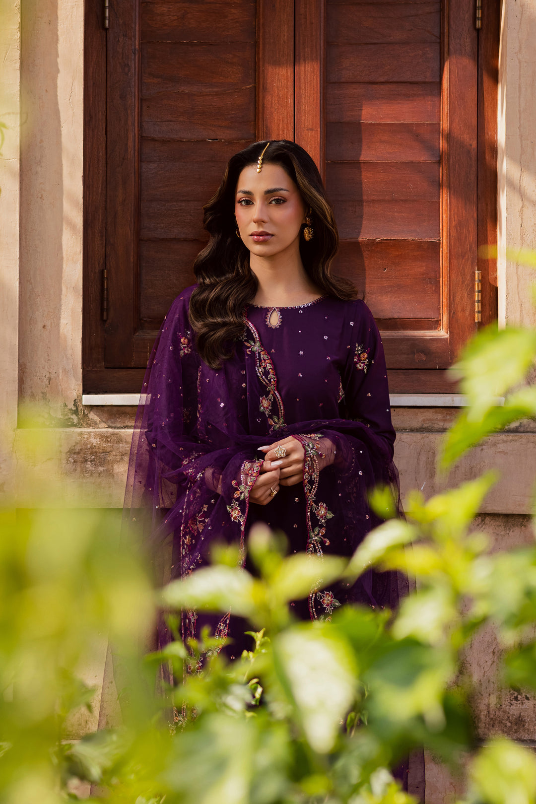 Pink Lavender 3Pc - Festive Embroidered Lawn