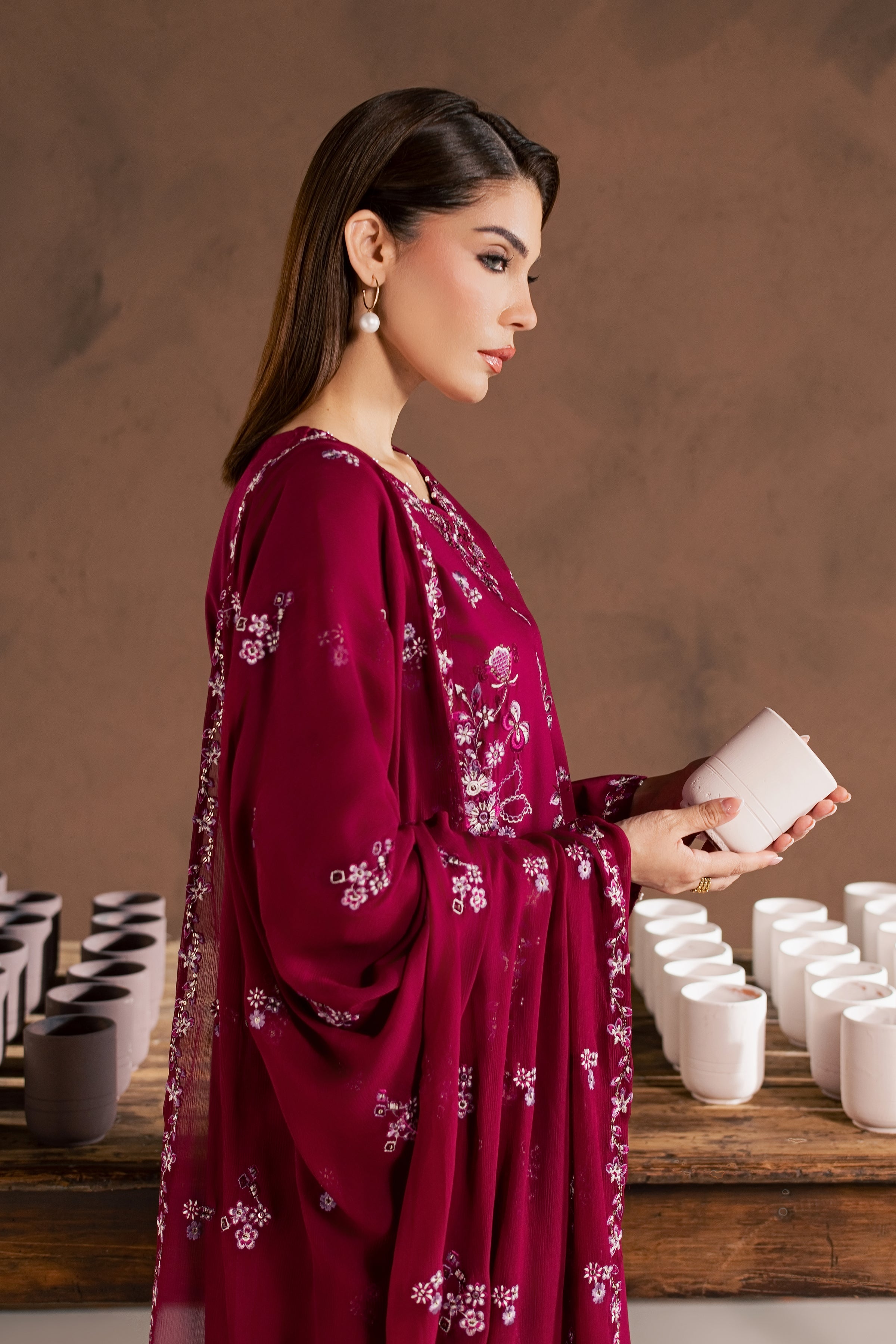 Jammy 3Pc - Embroidered Cambric Pret