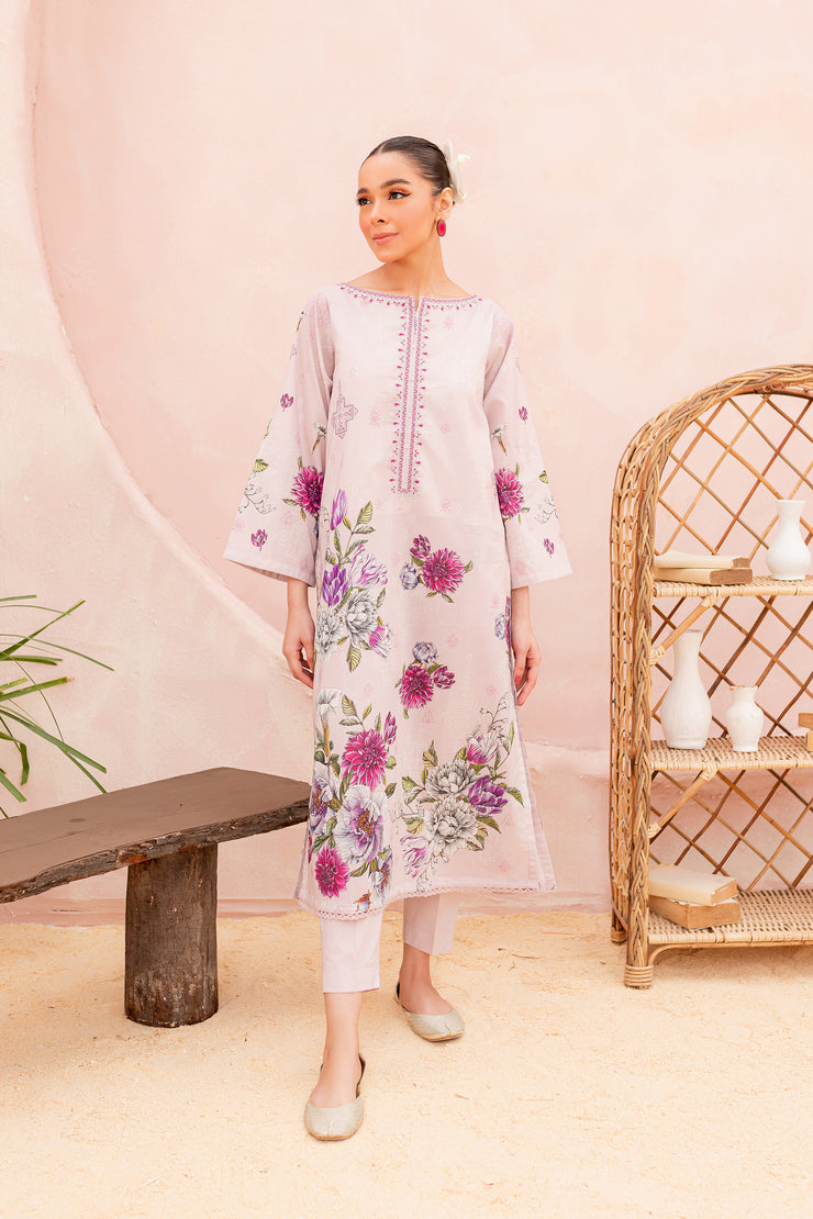 Dig. Pink Lilly 2Pc - BATIK