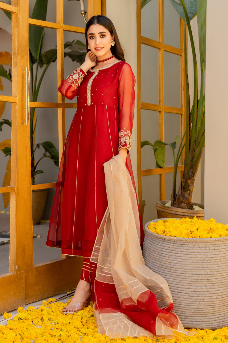 Red Pearl 3Pc - BATIK
