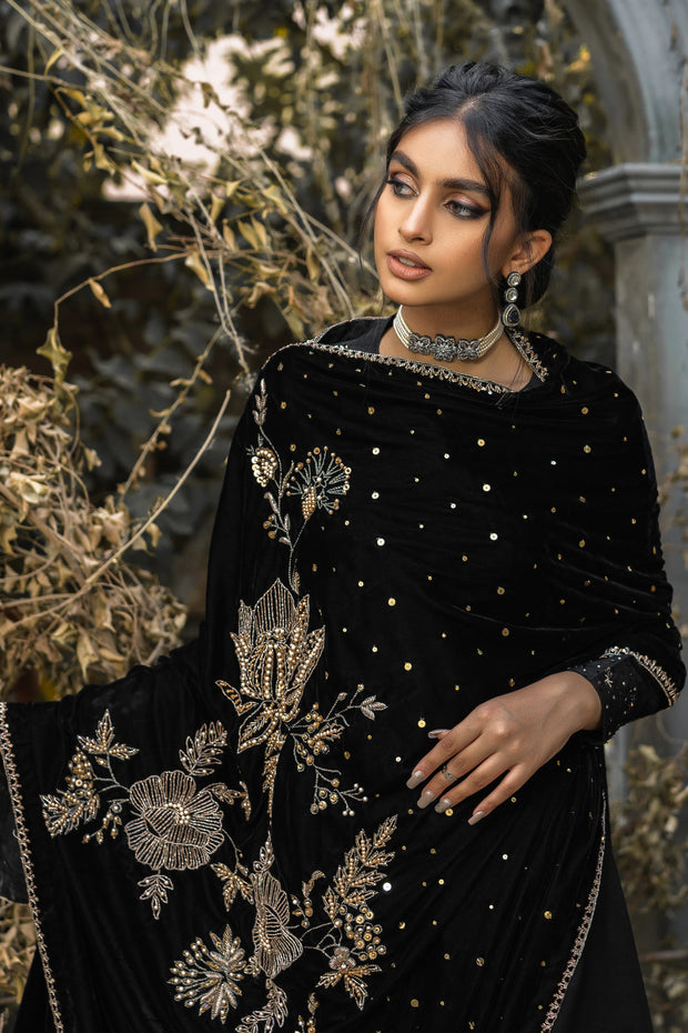 V. Shawl Nousha Black - BATIK