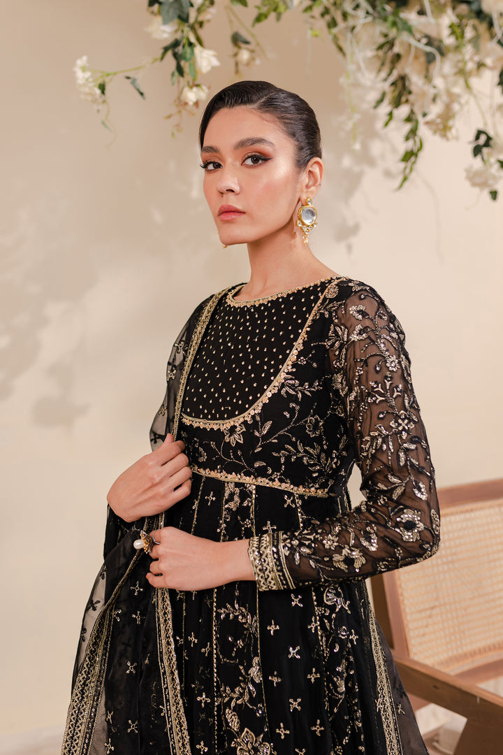 Black Frock 3Pc - BATIK