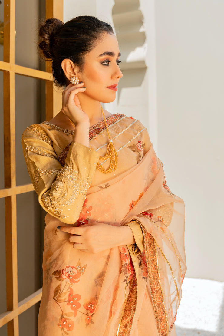 Zaha Saree 3Pc - BATIK