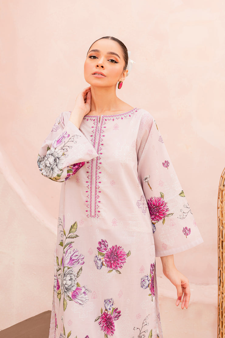 Dig. Pink Lilly 2Pc - BATIK