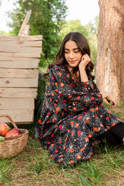 Dig. Black Leaf 1Pc - BATIK